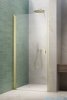 Radaway Nes Brushed Light Gold Dwj I Drzwi wnękowe 90cm lewe szczotkowane jasne złoto szkło przejrzyste 10026090-98-01L